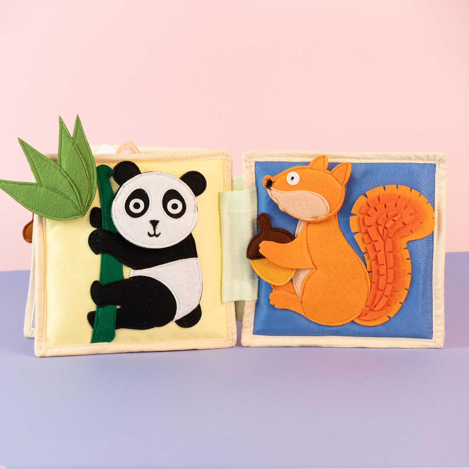 Animal Friends - 6 Pages Mini Quiet Book