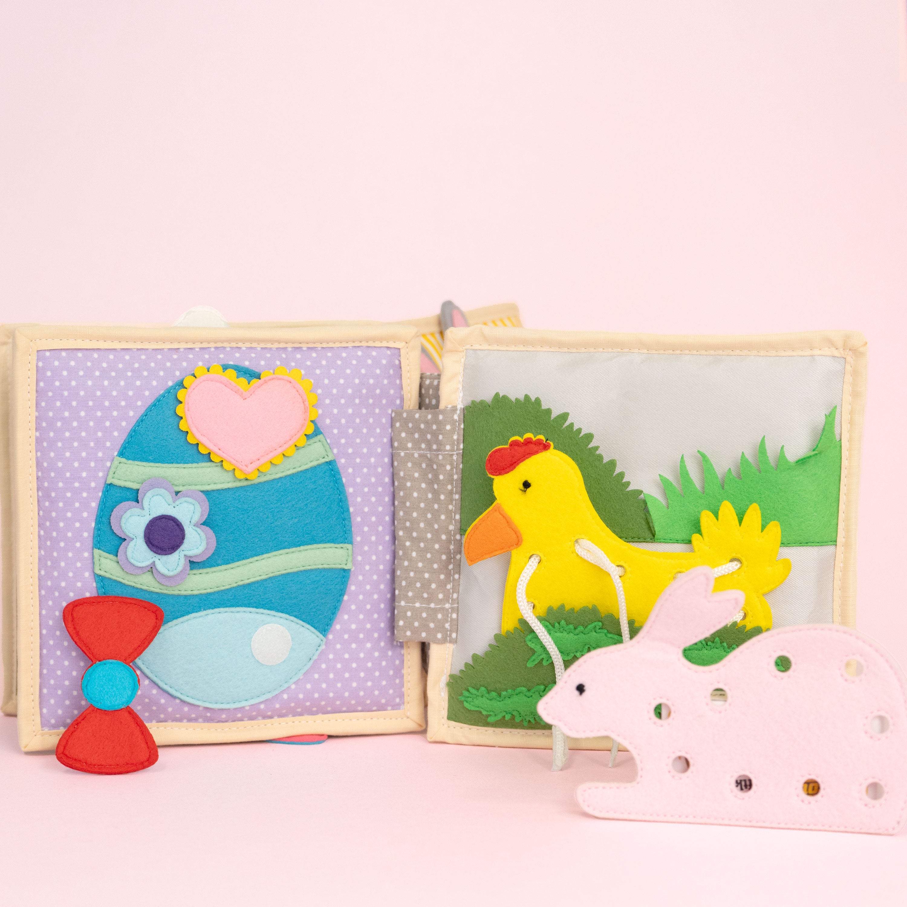 Funny Bunny - 6 Seiten Mini Quiet Book