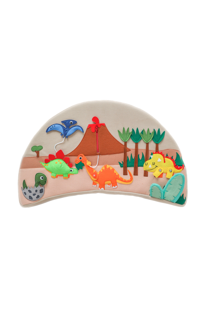 Activity Sessel rund Activity Sessel Rondo beige mit Dino Auflage