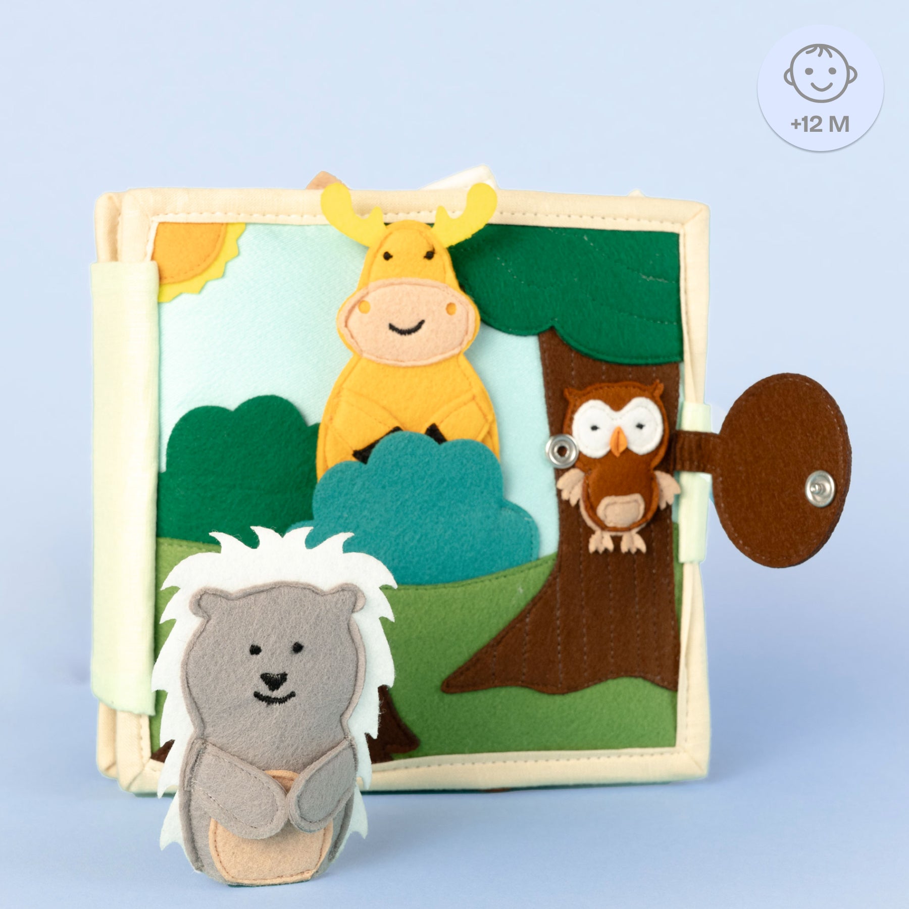 Animal Friends - 6 Pages Mini Quiet Book
