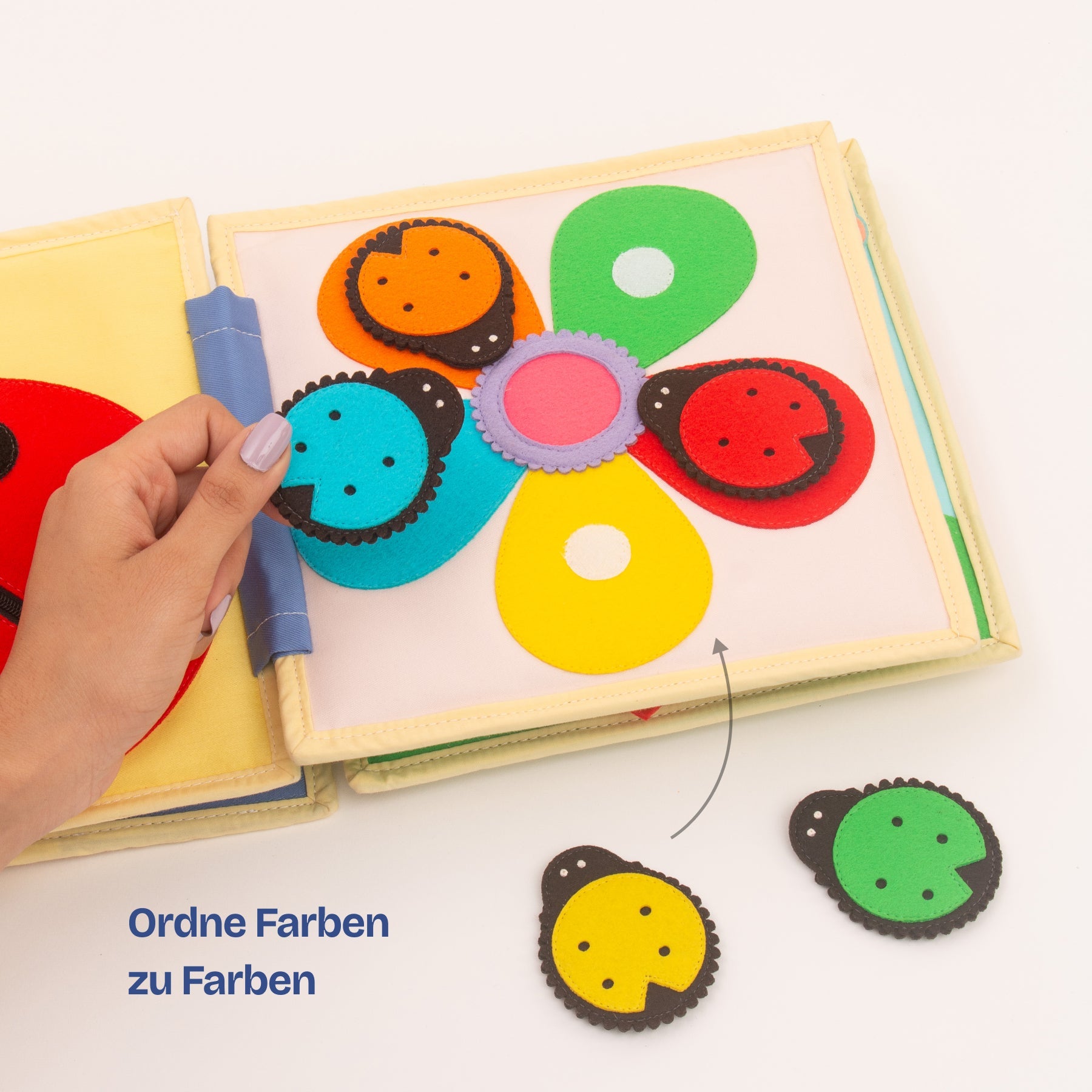 Petit hibou coloré - 6 pages Quiet Book