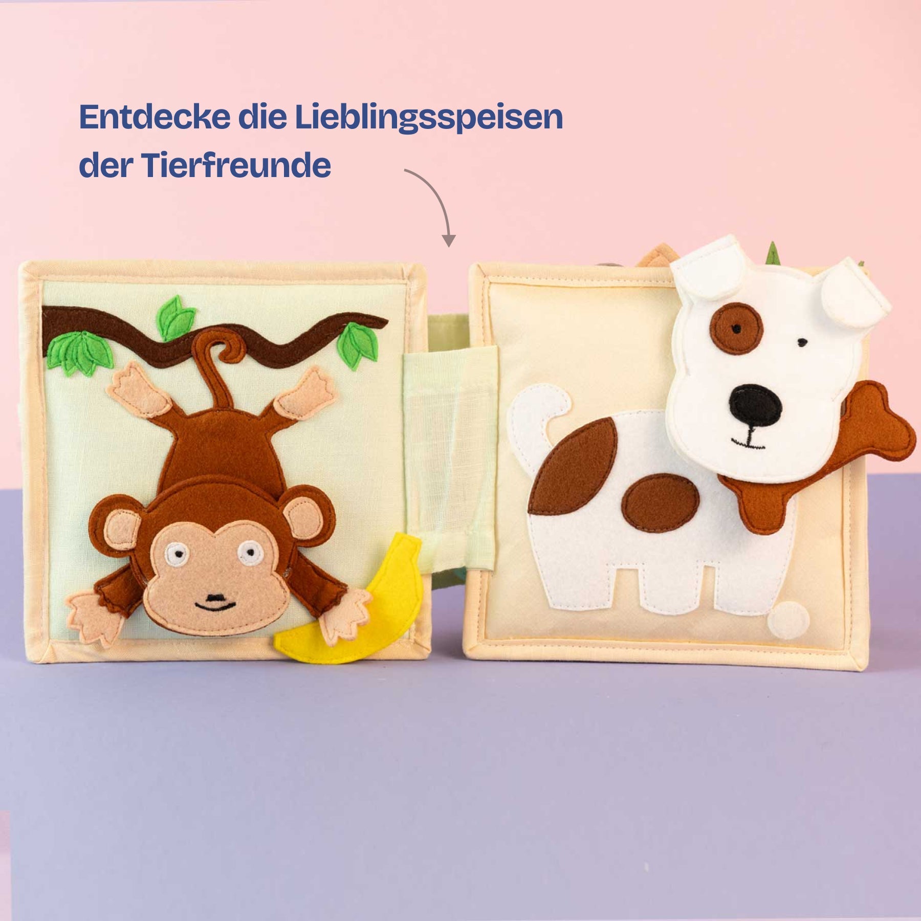 Animal Friends - 6 Pages Mini Quiet Book