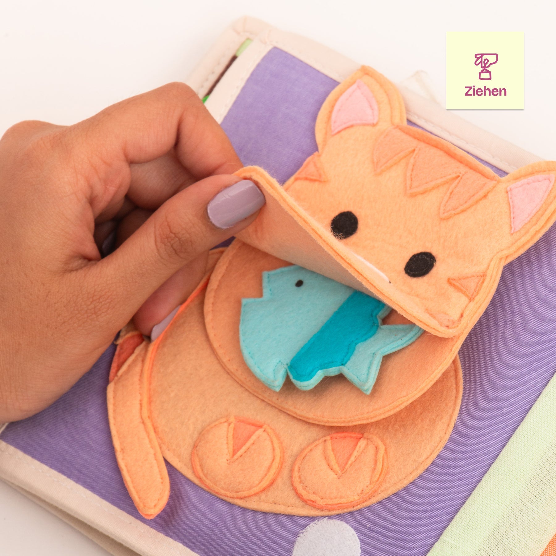 Animal Friends - 6 Pages Mini Quiet Book