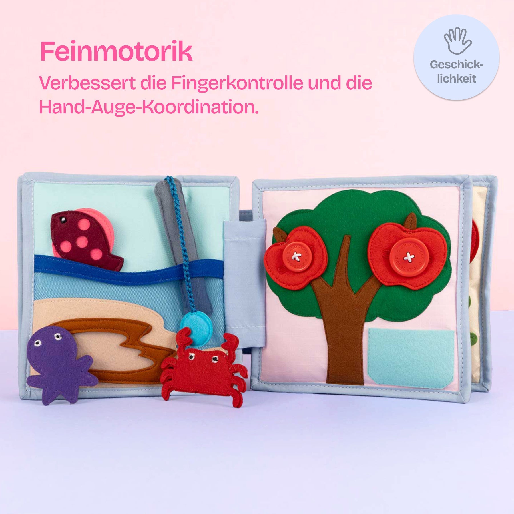 Rayon de Soleil- 6 pages Mini Quiet Book 
