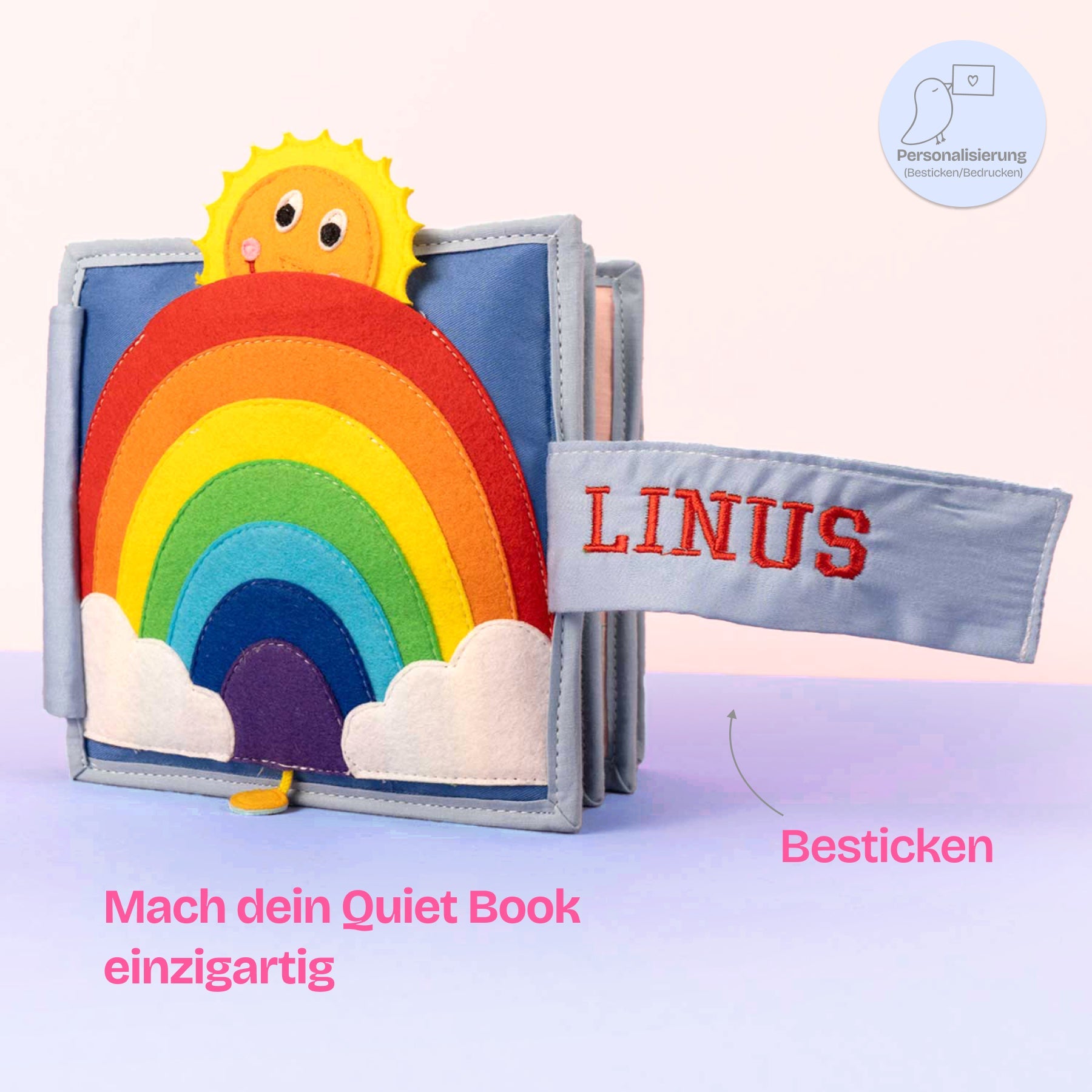 Rayon de Soleil- 6 pages Mini Quiet Book 