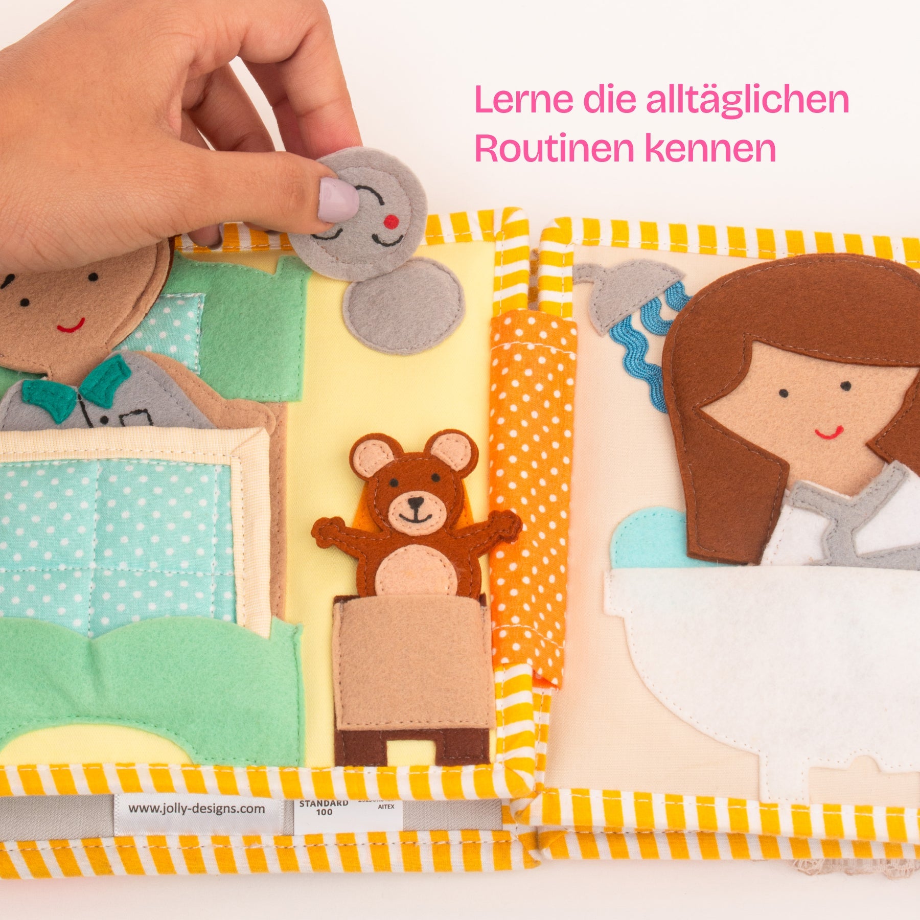 Home Sweet Home - 6 pages Mini Quiet Book 