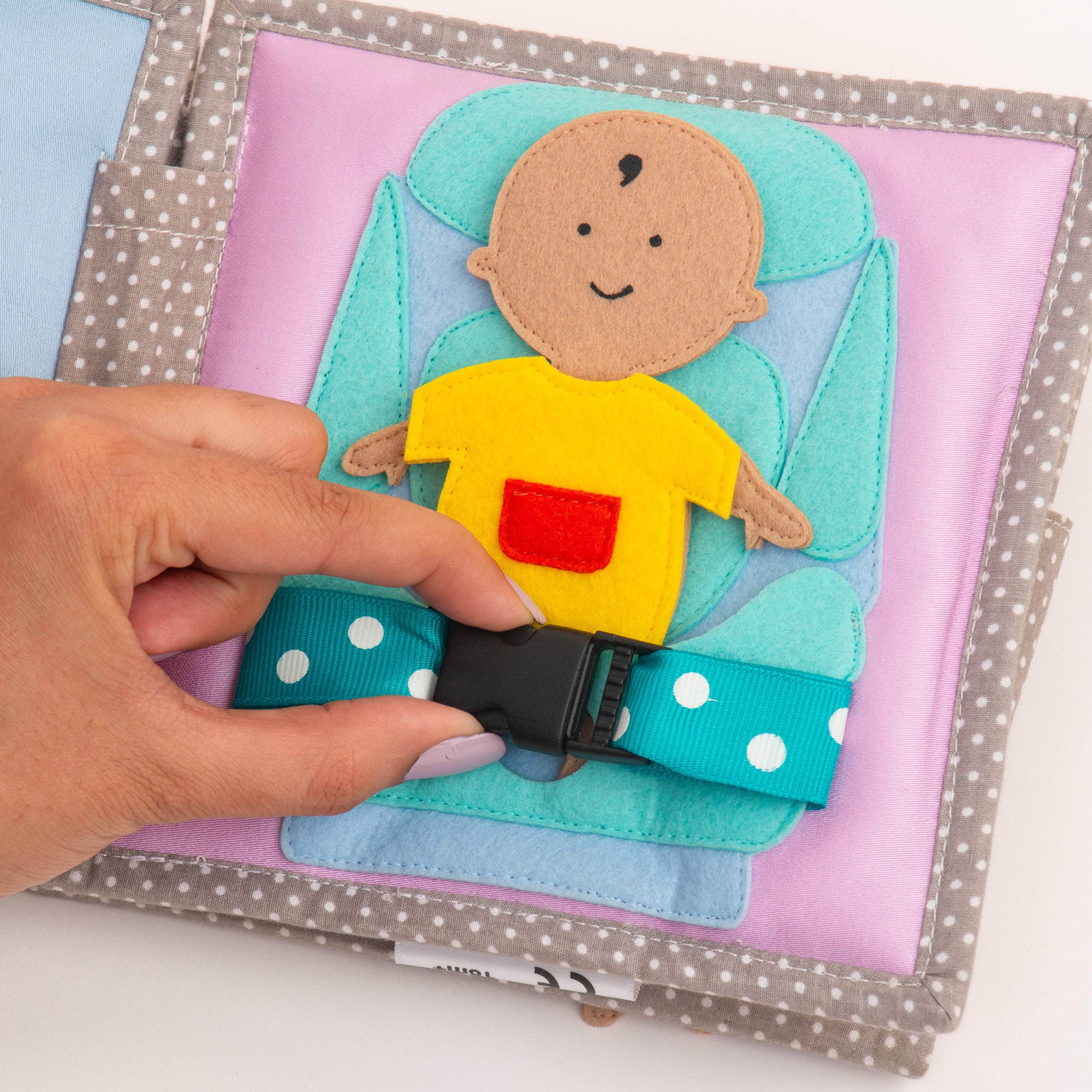 Bébé Jolly- 6 pages Mini Quiet Book