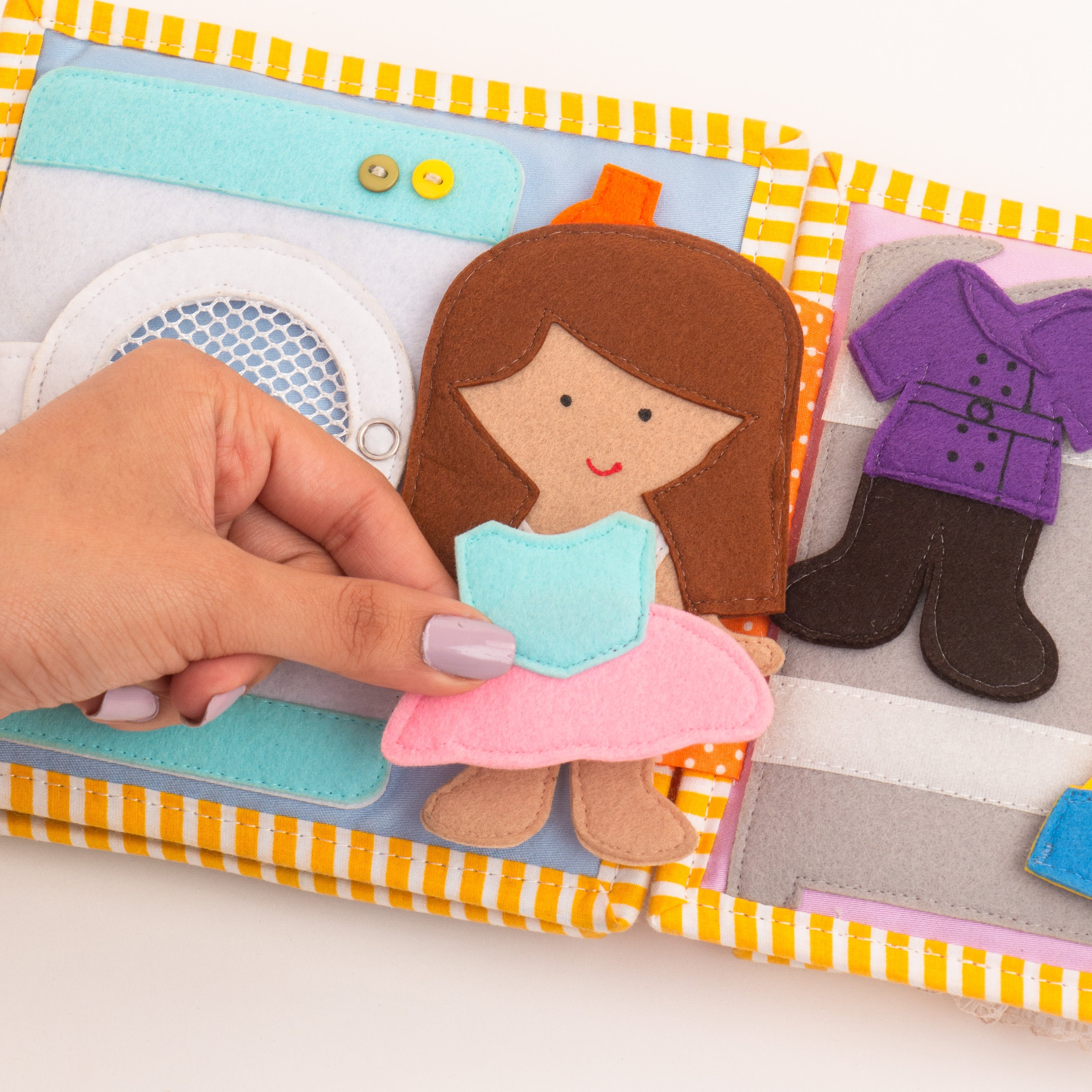 Home Sweet Home - 6 pages Mini Quiet Book 